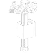 Robinet flotteur complet pour bâti-support autoportant Alterna Concerto 2