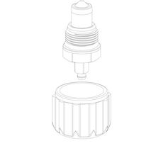 Cartouche de robinet d'arrêt pour bâti-support autoportant Alterna Concerto 2