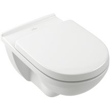 Cuvette à fond creux suspendu ONOVO 36x56cm en porcelaine, avec sortie horizontale, blanc Ceramicplus réf. 566010R1