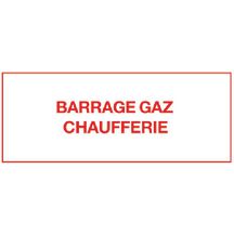 Barrage chaufferie gaz Réf 215298