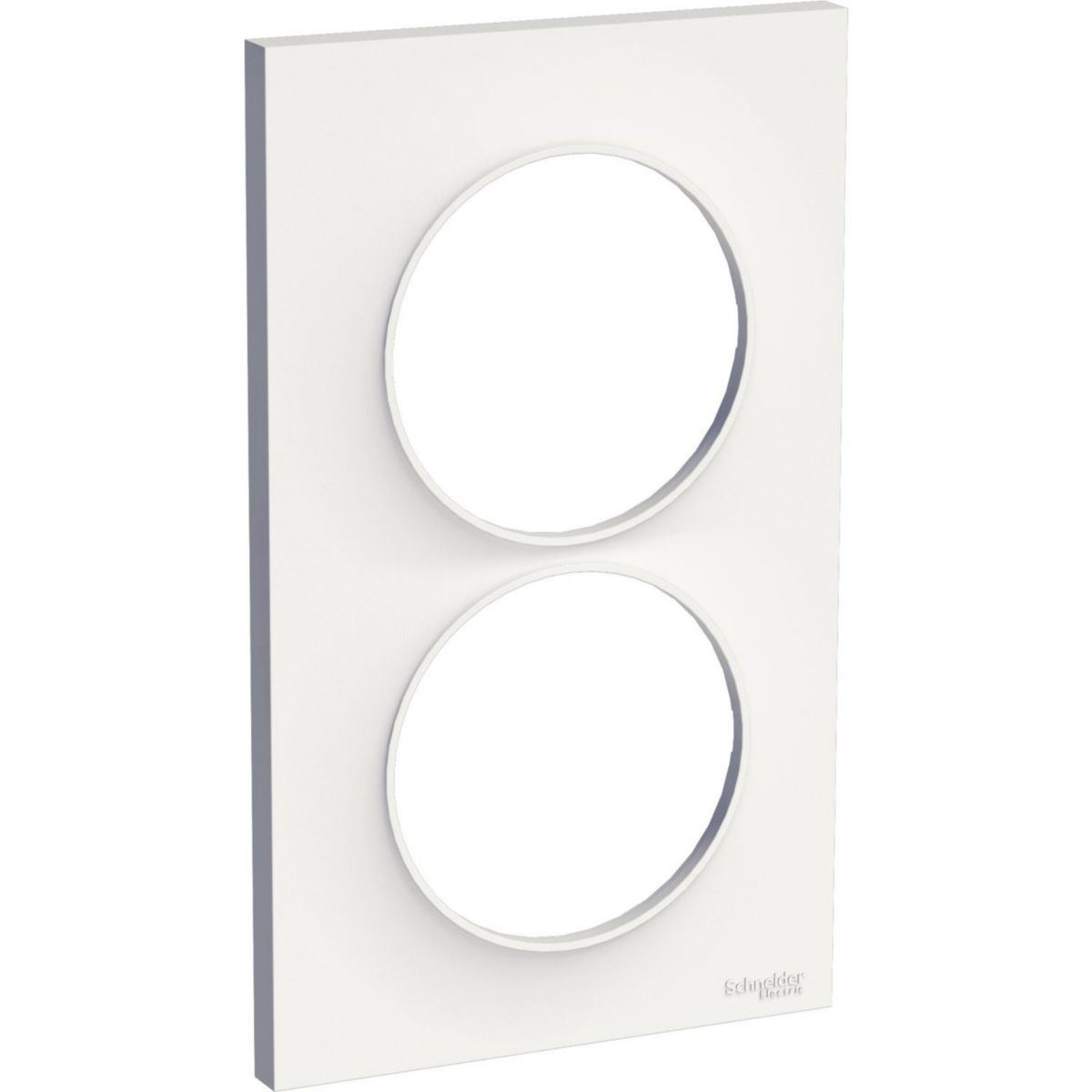 Odace style plaq blanc 2p57 s520714