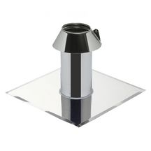 Solin avec collerette pour toit plat INOX-INOX, diamètre 180 / 230 mm SIO 180 230 Réf. 31999070/9999