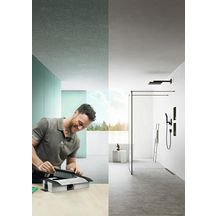 hansgrohe uBox universal Corps d'encastrement pour caniveau de douche linéaire pour installation standard