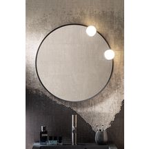 Miroir rond diamètre 60cm noir Réf. MICN60