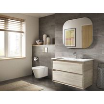 Lavabo CONNECT AIR plan 84 cm blanc Réf. E027901