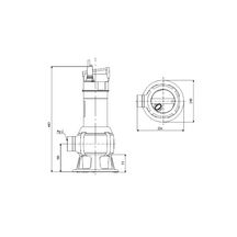 Pompe assainissement ap50b50083v 96004589 réf 96004589