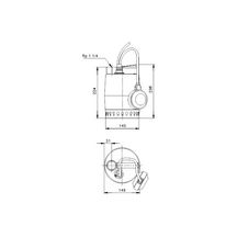 Pompe submersible eaux claires 0.5 kW Mono UNILIFT KP 250.A1