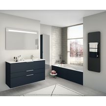 Miroir lumineux anti-buée H69 L120 éclairage intégré Réf. MIRFIA612