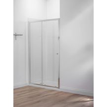 Porte de douche coulissante 100 cm chrome E14C100GA