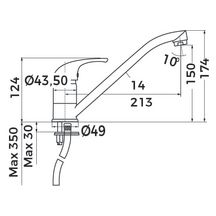 Mitigeur évier Alterna Primeo 3 C3