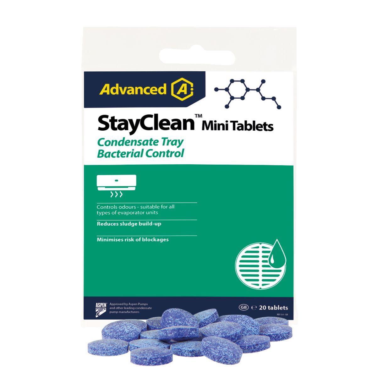 Stayclean mini tablet Réf 177ACE0003