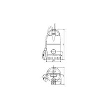 Pompe multi-usages portative UNILIFT CC9 A1, 1X230V, avec câble de 10M, flotteur standard réf : 96280970