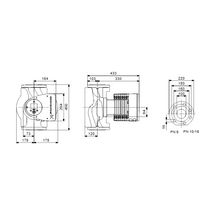 Circulateur Magna3 collectif 80 - 60F entraxe 360 mm PN10 qualité EuP Ready réf. 97924317