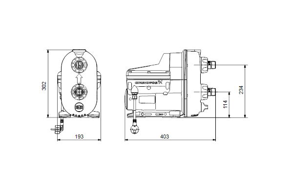 Surpresseur compact SCALA2 3-45 réf.98562862