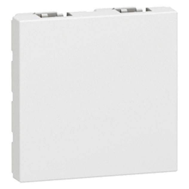 Obturateur Mosaïc 2 modules blanc 77071