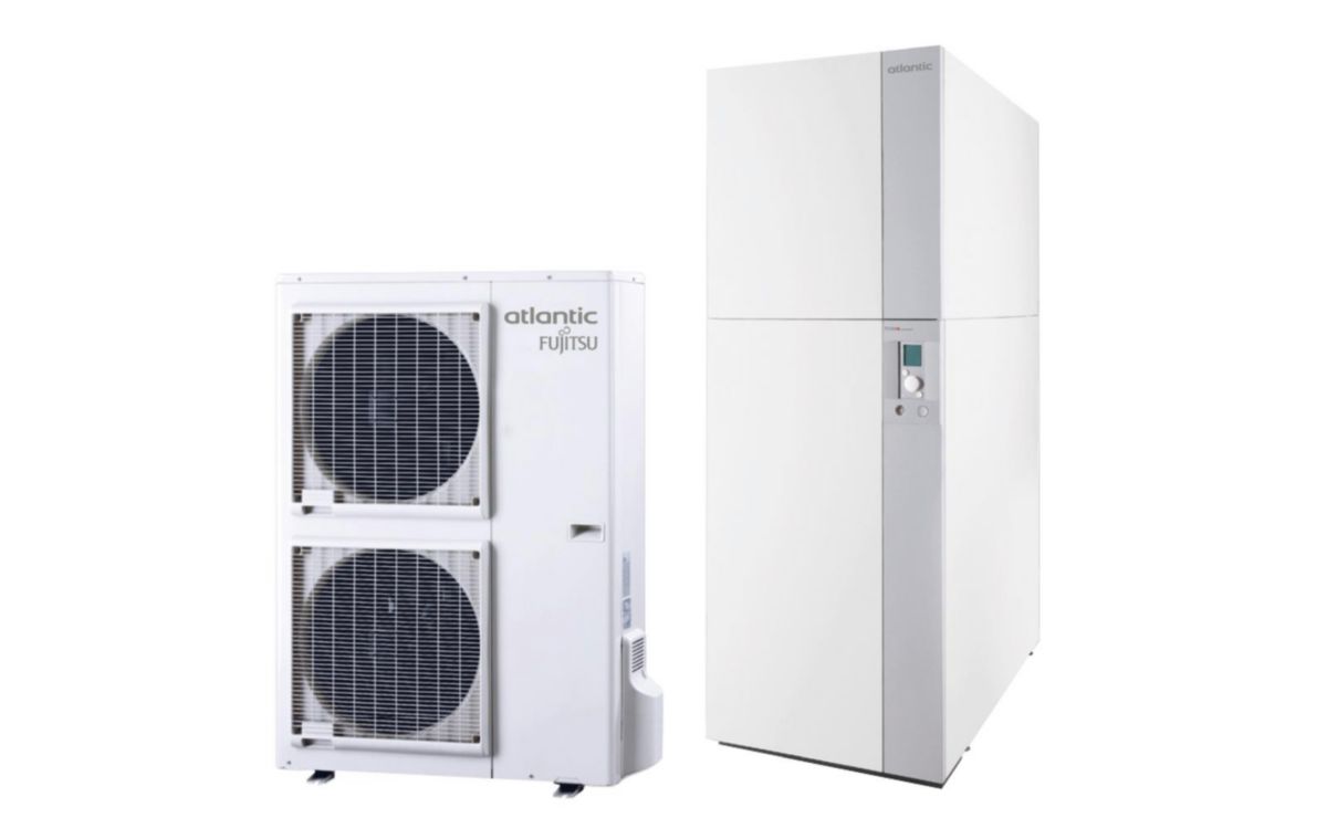 Pompe à chaleur hybride avec appoint fioul. Air-eau Alféa Hybrid Duo Fioul 13,5 kW 230 V Mono Classe énergétique ECS A réf. 524832