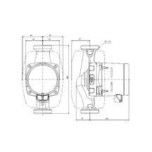 Circulateur Alpha2 25 - 60 180 1 x 230V 50 Hz 6 H X4D Réf 99411175