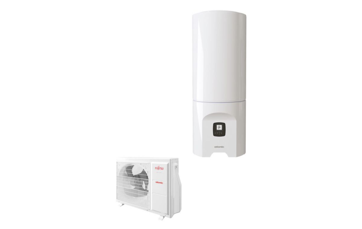 Pompe à chaleur air/eau split 6kW avec unité intérieure murale nécessitant un dosseret d'accroche réf: 526183