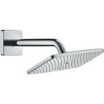 hansgrohe Raindance E Douche de tête 240 1jet avec bras de douche, Noir chromé brossé