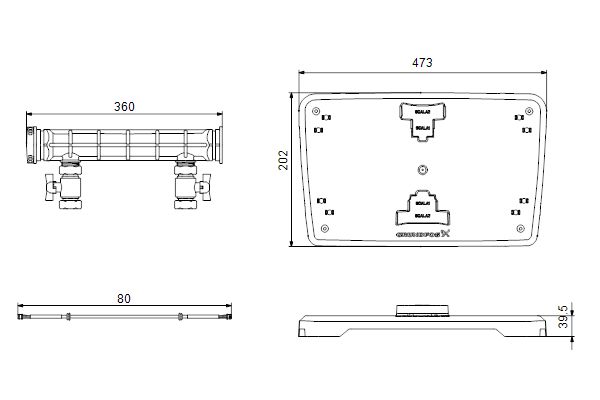 Kit scala1 pompe double Réf. 99725165