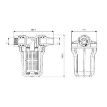 Filtre d'entrée 250 micron Réf. 99725183