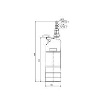 Pompe de puits à vitesse fixe SAB 3-45 M 230V 50Hz 15m Schuko GAS réf. 92834170