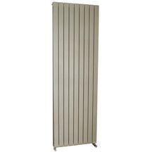 Radiateur eau chaude Acova Fassane vertical double, puissance 1848W (dT50), hauteur 2000 mm, largeur 592 mm, 8 éléments, raccordement excentré par le bas, Aller/Retour réversible, appareil réversible Haut/Bas, Blanc RAL 9016 Réf. HXD-200-059