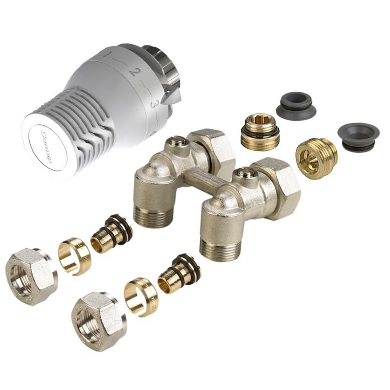 Kit SENSITY droit 1/2JT (tête M30 + corps thermostatique KV réglable) réf. RK859424