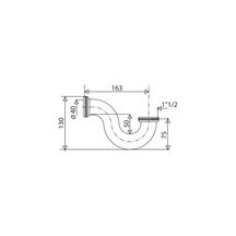 Siphon Altech laiton tube en s