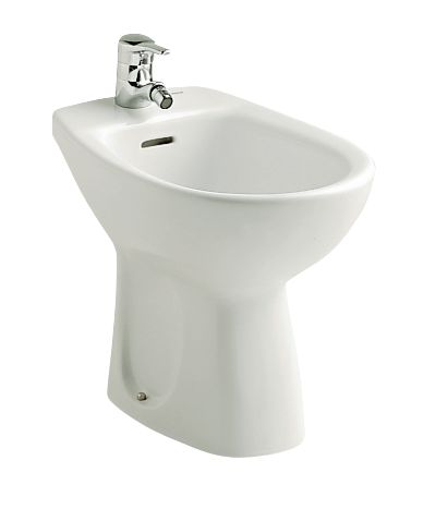 Bidet sur pied POLO Porcelaine vitrifiée Blanc 351299003