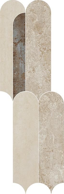 Grès cérame Naxos Bold modulo suite beige sur trame 29 x 50 cm 0134101