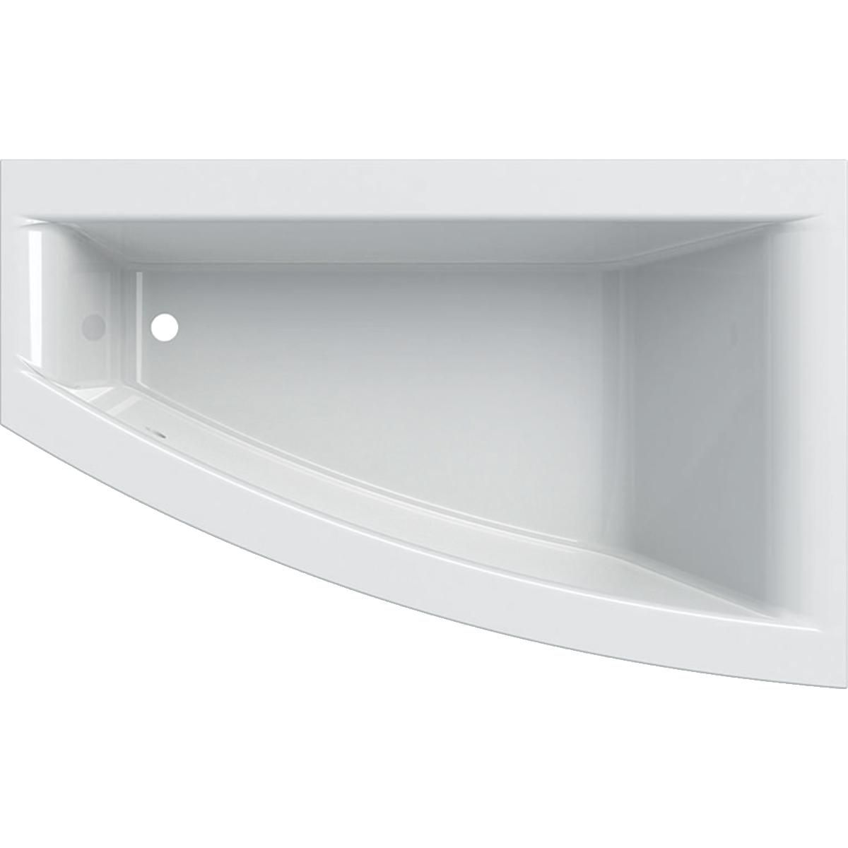 Baignoire RENOVA PLAN version gauche standard 160x100 blanc réf.00060800000