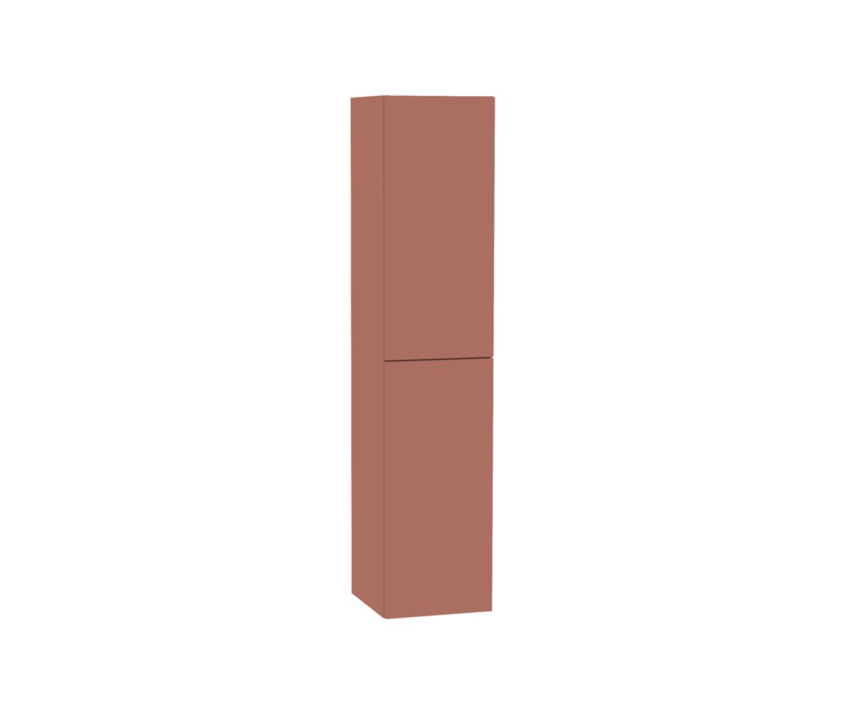 Colonne Alterna Daily, 35cm hauteur 160cm, Terracotta, 2 portes