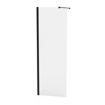 Paroi Alterna Domino Walk  80cm verre transparent profilé noir