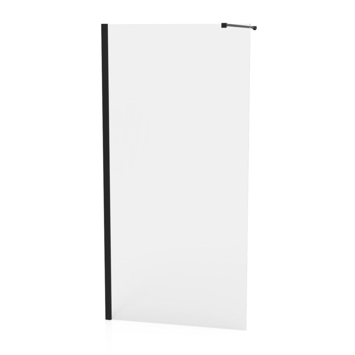 Paroi Alterna Domino Walk  100cm verre transparent profilé noir