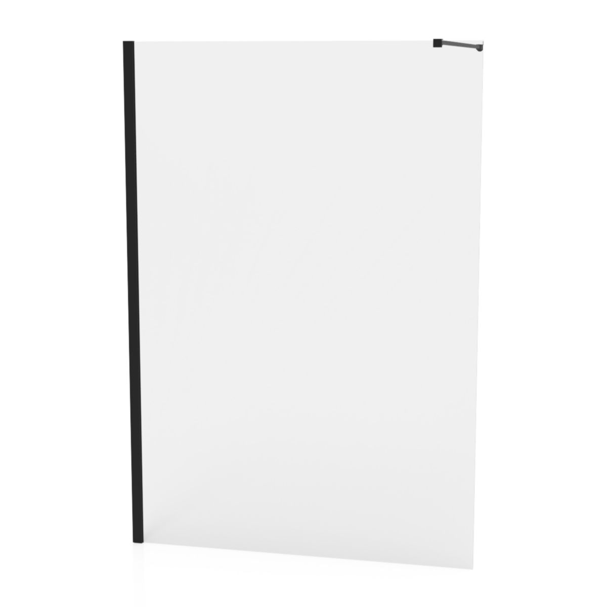 Paroi Alterna Domino Walk  140cm verre transparent profilé noir