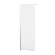 Paroi Alterna Domino Walk  80cm verre transparent profilé blanc