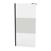 Paroi Alterna Domino Walk  100cm verre sérigraphie secret profilé noir