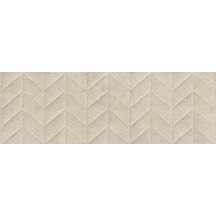 Faïence Arte Deco Lucy beige décor spike 30 x 90 cm