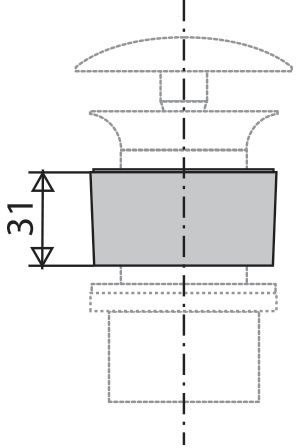 Intercalaire Altech ABS chromé