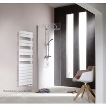 Sèche-serviette électrique Acova Fassane Spa Symétrique Electrique régulation Timerprog, Bluetooth, puissance 750W, hauteur 1380 mm, largeur 500 mm, Blanc RAL 9016 Réf. TFAS-075-050-TF