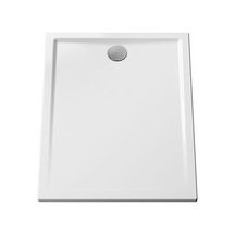 Receveur CASCADE ultra plat antidérapant 120 x 90 cm en céramique blanc