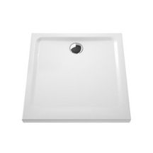 Receveur ARKITEKT carré 80 x 80 x 5,5 cm blanc, bonde de diamètre 90 mm Réf. 5805L003M0578