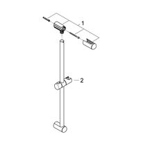 Barre de douche 600 mm Tempesta Chromé 27523000