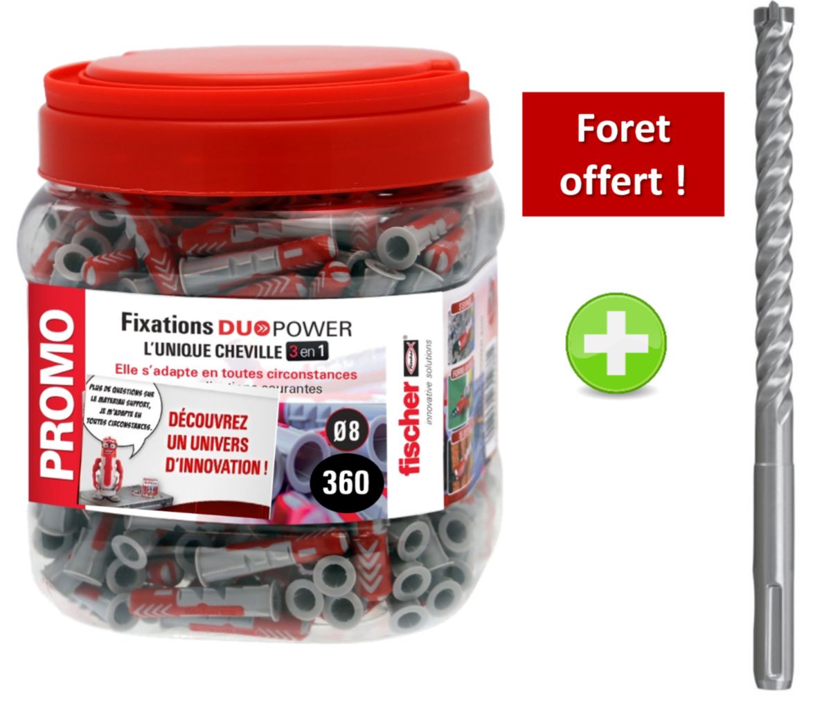 Bigbox DuoPower 8 + 1 foret Réf. 562780