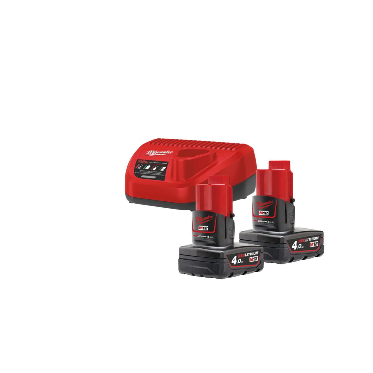 Pack NRJ 12V 4,0Ah Red Lithium système M12 Réf. 4933459211