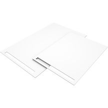 Revêtement prêt à poser pour receveur wedi Fundo, Fundo Top Riolito Neo excentré blanc 1200x900mm réf. 072020100