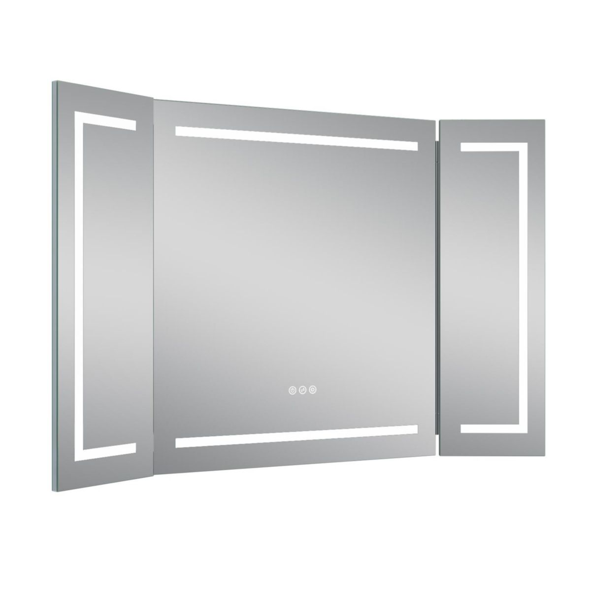 MIROIR LED TRIPTYQUE 80X120 CM Réf. P900024