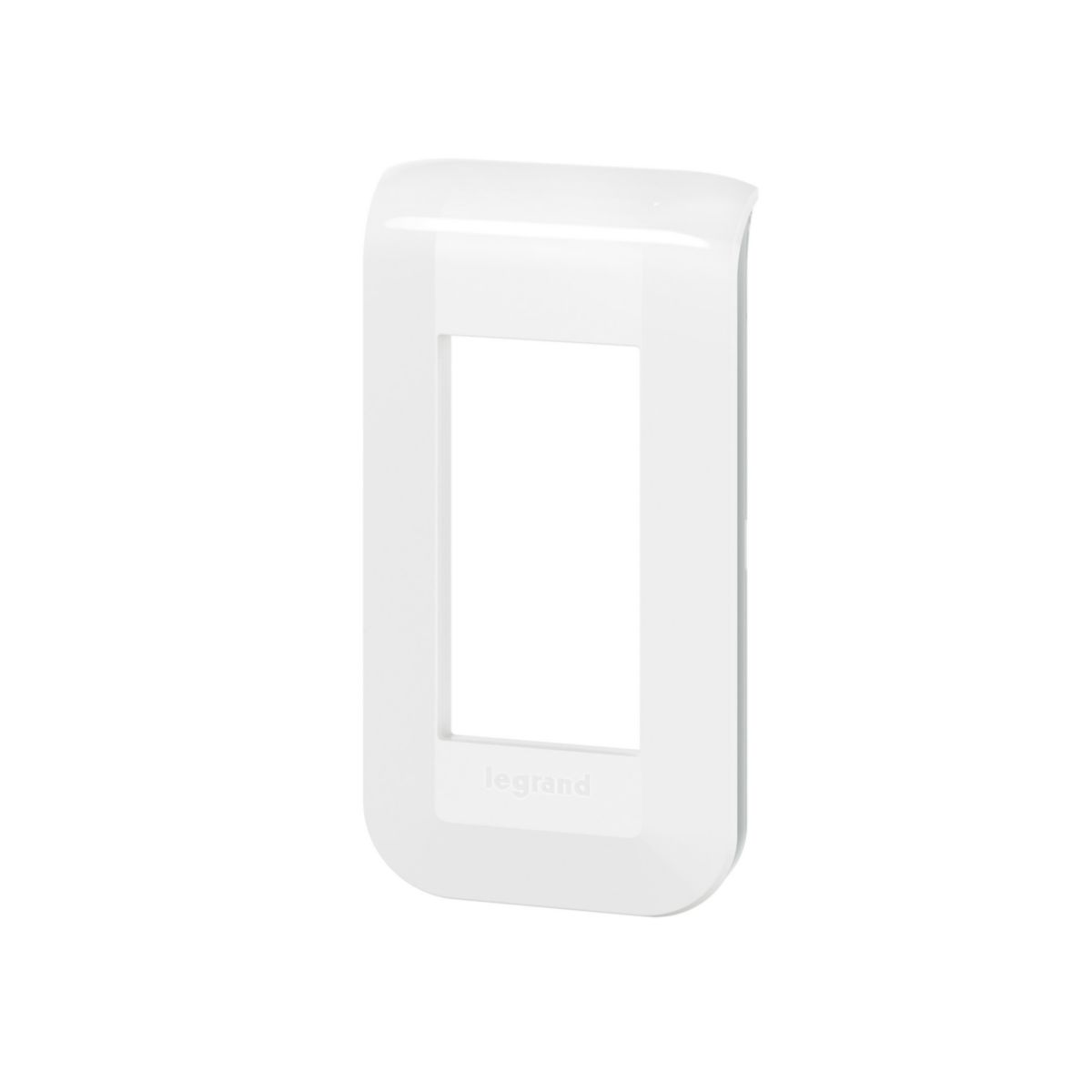 Legrand - plaque de finition Mosaic pour 1 Module blanc Réf. 078801L