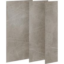 Revêtement prêtàposer Wedi top wall marble greybeige 4 x 600 x 2600 mm Réf. 072042222